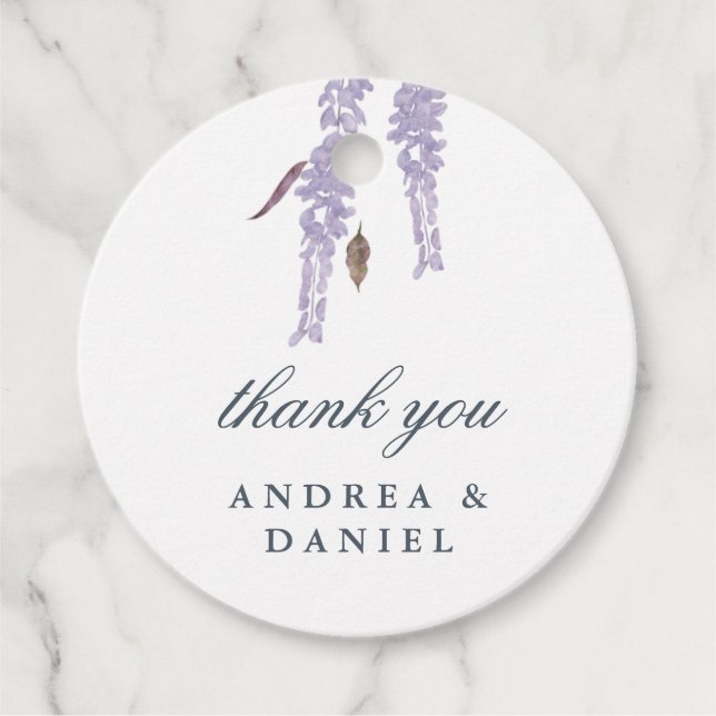 Wisteria dreams favour tags (Front)