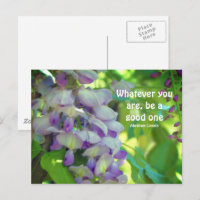 Wisteria Flower Attitude Quote