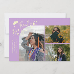 Wisteria Hand Written Thank You Multi Photo Announcement
