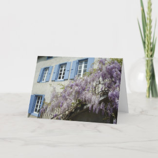 Wisteria in Bloom Holiday Card