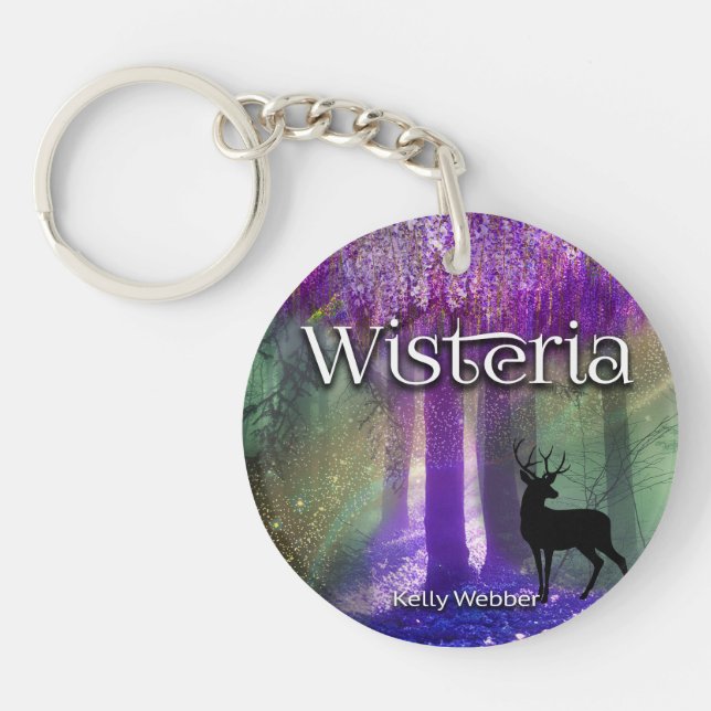 Wisteria Keychain (Front)