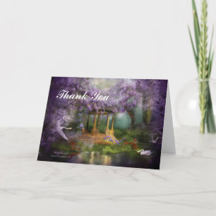 Wisteria Lake Thank You Card