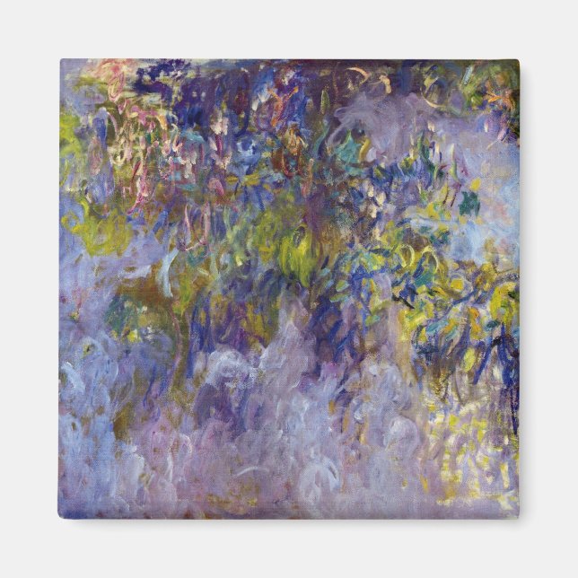 Wisteria (left half) by Claude Monet Magnet (Front)