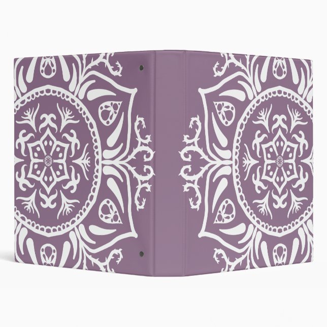 Wisteria Mandala Binder (Background)