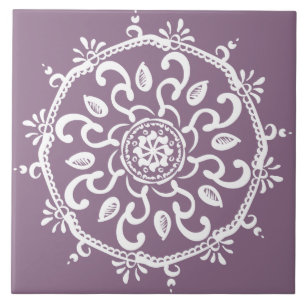 Wisteria Mandala Tile