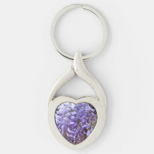 Wisteria Mother’s Day Heart Shaped Keychain