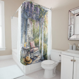Wisteria Porch Rocking Chair Scene