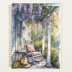 Wisteria Porch Rocking Chair Scene Planner