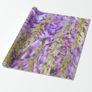 Wisteria Purple Floral Blossom Tree Violet Wrappin Wrapping Paper