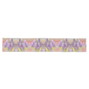 Wisteria purple rain long table runner