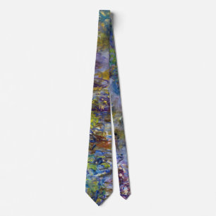 Wisteria (right half) by Claude Monet Tie