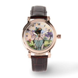 Wisteria Rose Gold Tee Time  Watch