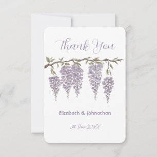 Wisteria Thank You Card