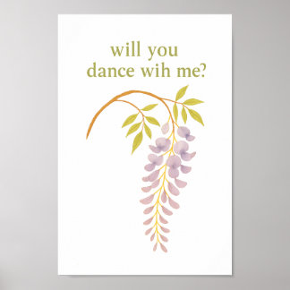 Wisteria — Will you dance with me? Poster