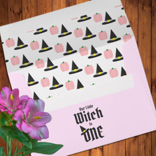 Witch 1st Birthday Envelope