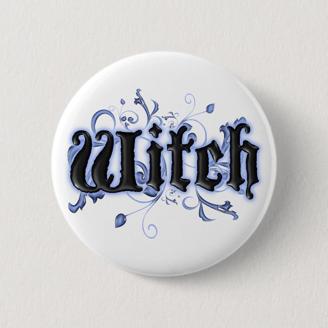 Witch 2 Inch Round Button (Front)
