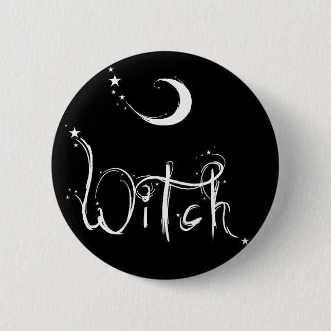 Witch 2 Inch Round Button (Front)