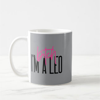 Witch A Leo - Funny Horoscope Slogan Attitude Coffee Mug
