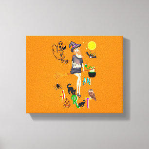 Witch An Art Canvas Print