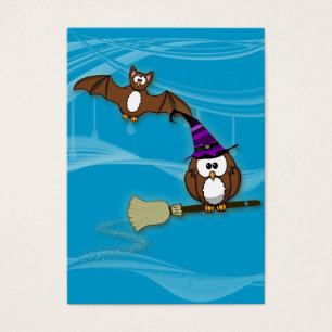 witch and bat owwls