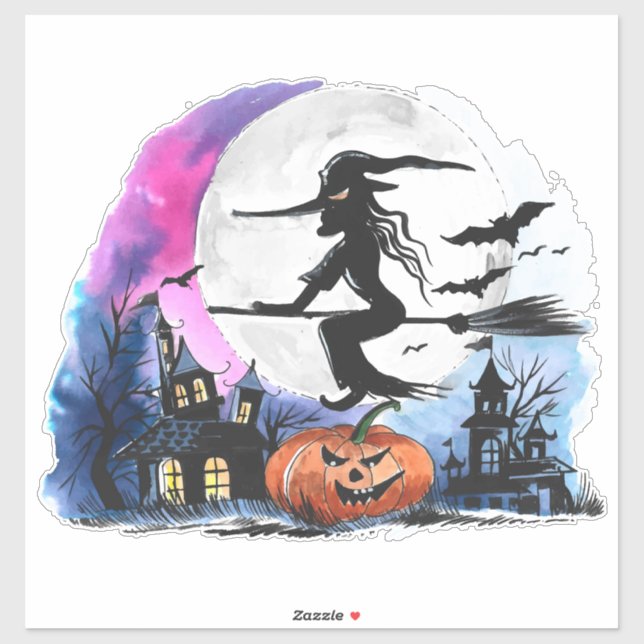 Witch and Haunted Houses  (Sheet)