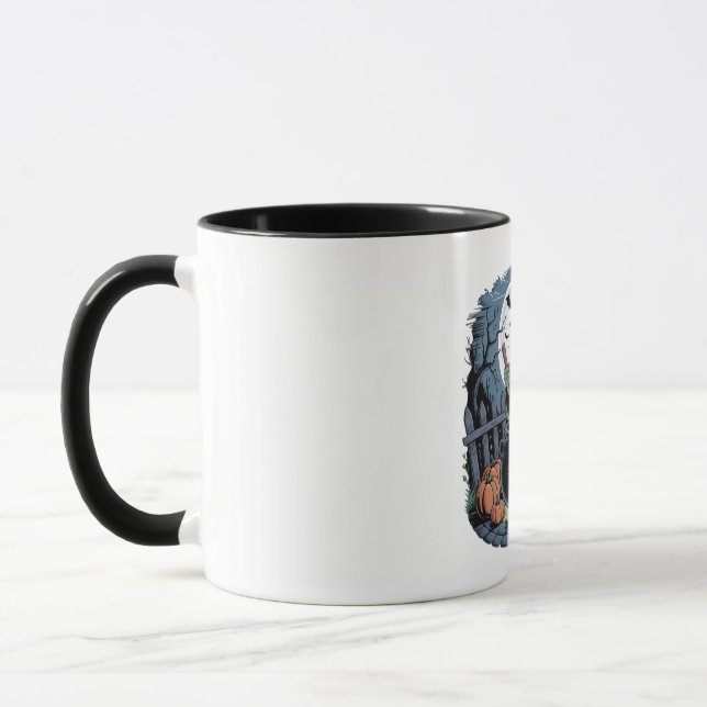 Witch at the Cauldron Mug (Left)