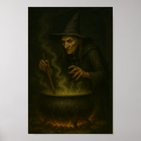 Witch at the Cauldron–Stirring Up Magic and Mayhem