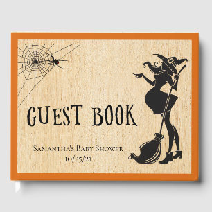 Witch Baby Shower Halloween Guest Book