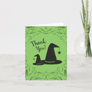 Witch Baby Shower Halloween Thank You Card Notes