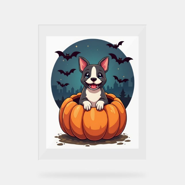 Witch Basset Brew Acrylic Sign (Front)