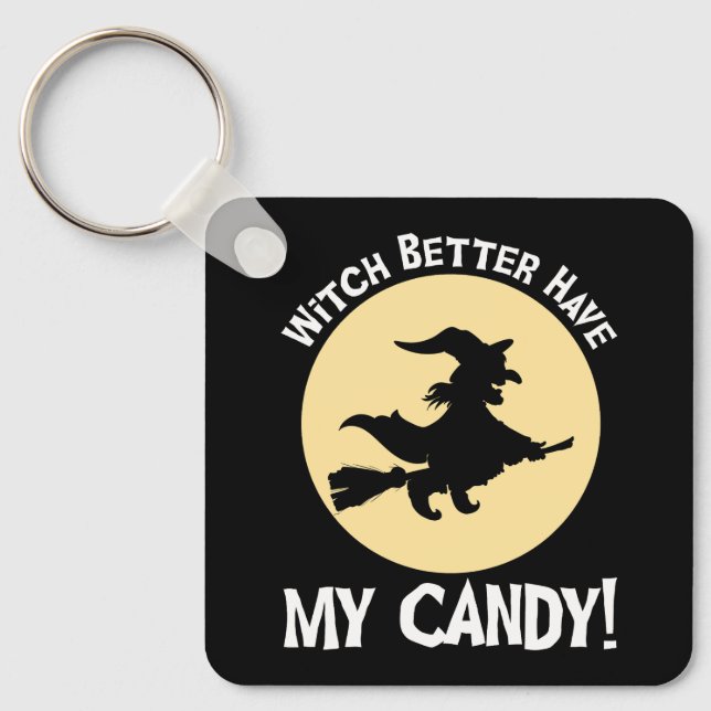 Witch Better Have My Candy! Keychain (Front)