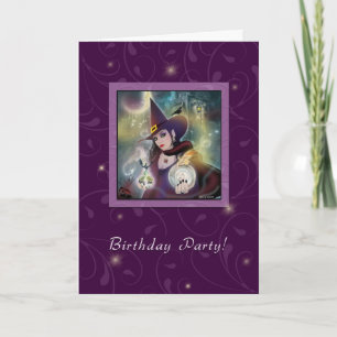Witch Birthday Party Invitation