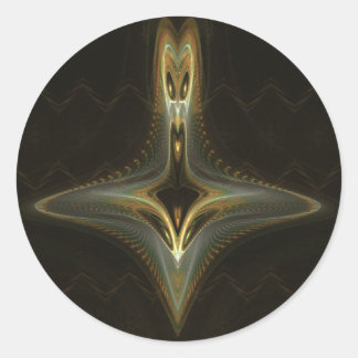 Witch Bottle Abstract Art Classic Round Sticker