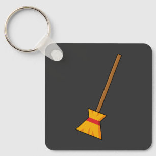 Witch Broom Keychain