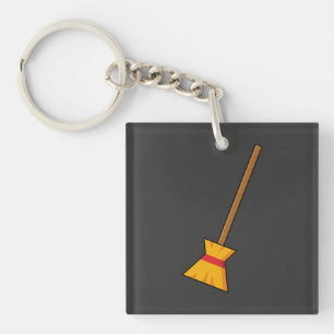 Witch Broom Keychain