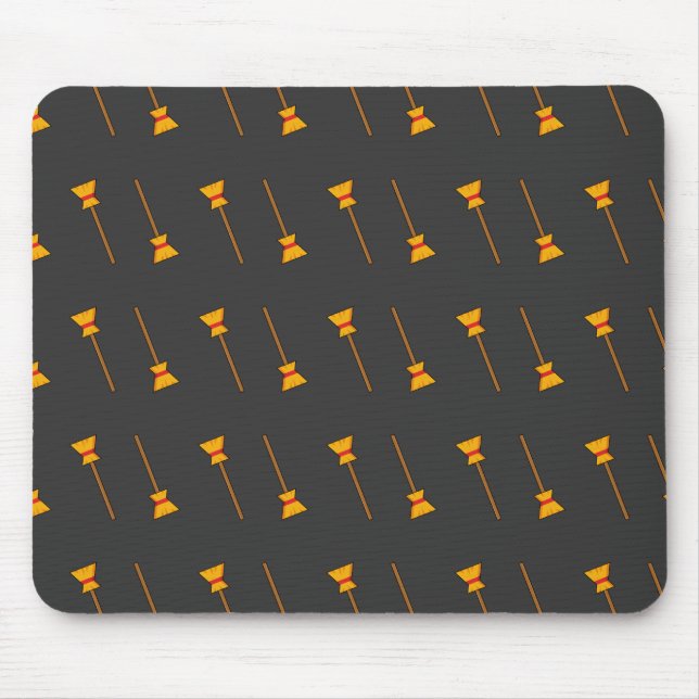 Witch Broom Mouse Pad (Front)