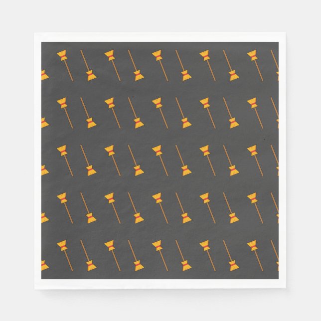 Witch Broom Napkin (Front)