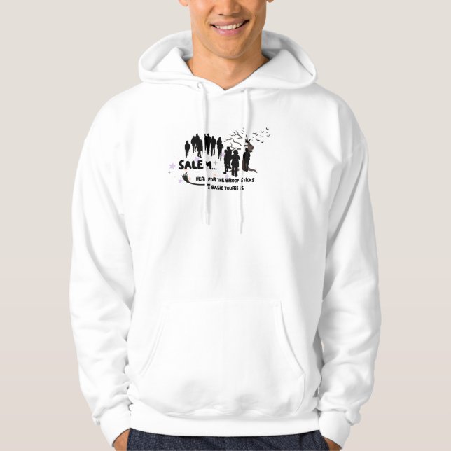 Witch Broom Shirt Visit Salem Basic Tourist (Front)