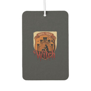 Witch Castle Cauldron Owl Bats_1 Air Freshener