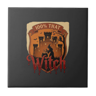 Witch Castle Cauldron Owl Bats_1 Tile