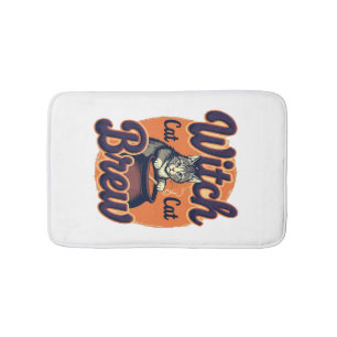 Witch Cat Brew Bath Mat