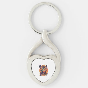 Witch Cat Brew Keychain