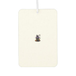 Witch Cat Halloween Latte  Creepy Cute Coffee with Air Freshener