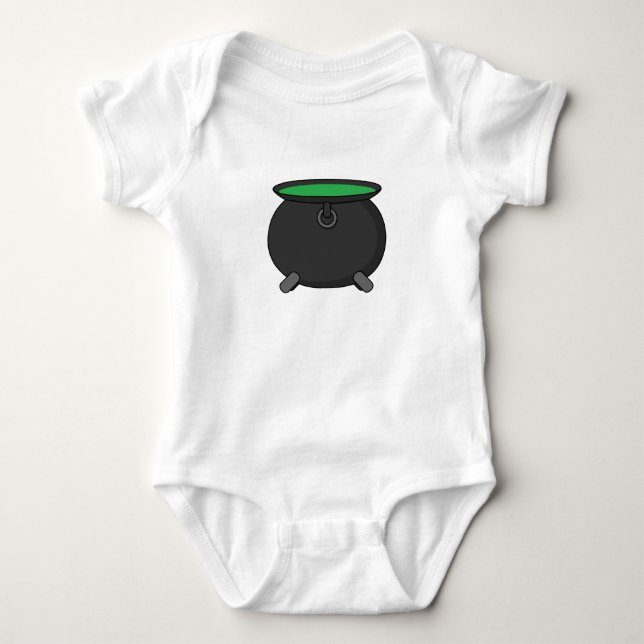Witch Cauldron Baby Bodysuit (Front)