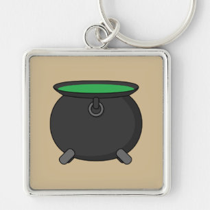 Witch Cauldron Keychain