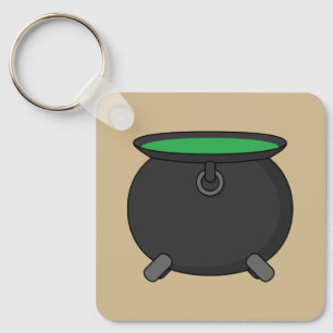 Witch Cauldron Keychain
