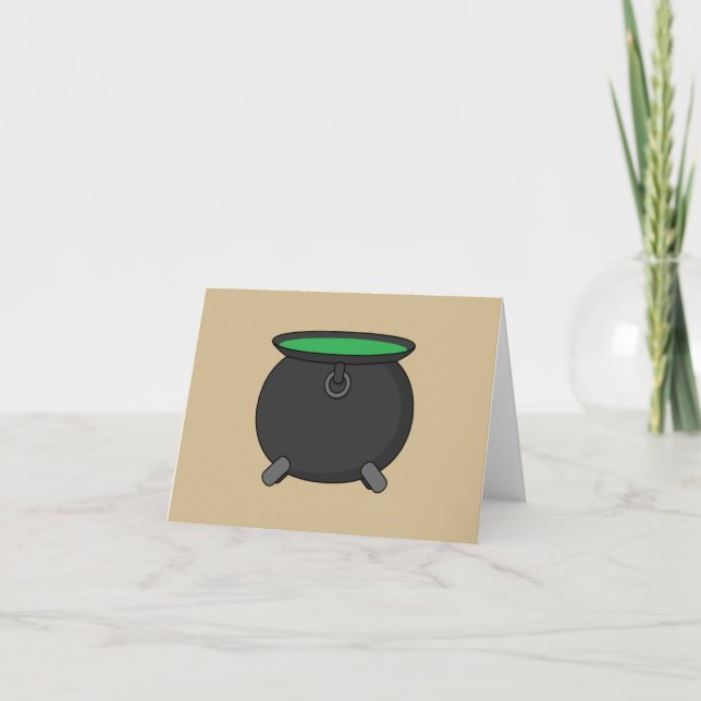 Witch Cauldron Thank You Card (Front)