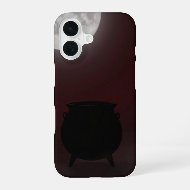 Witch Cauldron Under Full Moon Case (Back)