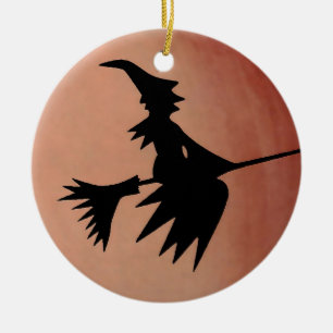 Witch Ceramic Ornament