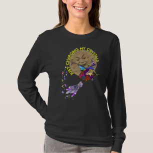 Witch Charging Crystals Full Moon Premium T-Shirt